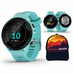 Garmin Forerunner 55 Running GPS Smartwatch With Chase The Summit Hat