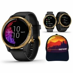 Garmin Venu Fitness GPS Smartwatch With Chase The Summit Hat
