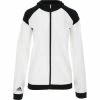 Adidas Girls Anorak Junior Jacket - Black / White
