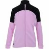 Adidas Youth Girls ColorBlock Junior Jacket - Black / Bliss Lilac