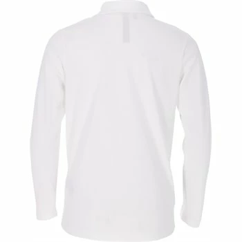 Adidas Youth L/S Rugby Junior Long Sleeve Polo Shirt - White - Image 2