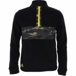 Adidas Youth Print Block Junior Pullover - Black