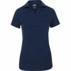 Puma Girl's Cloudspun Free Junior Polo Shirt - Navy Blazer Heather Size: S
