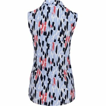 Puma Girl's Cloudspun Three Brush Sleeveless Junior Polo Shirt - Serenity / Rapture Rose Size: XL - Image 2