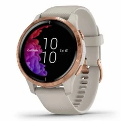 Garmin Venu® Fitness GPS Smartwatch (Light Sand/Rose Gold)
